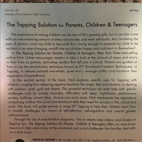 Tapping Solution book for Parents, Children, & Teenagers - Picture 2 of 11